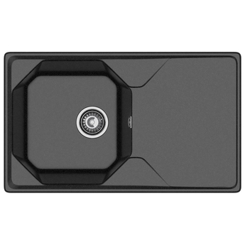 Кухонная мойка GranFest Unique 840L, черный - фото, отзывы, цена