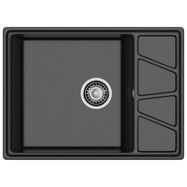 Кухонная мойка GranFest Vertex 680L, черный - фото, отзывы, цена