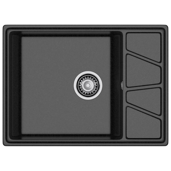 Кухонная мойка GranFest Vertex 680L, черный - фото, отзывы, цена