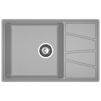 Кухонная мойка GranFest Vertex 780L, серый - фото, отзывы, цена