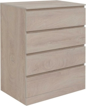 Комод Aquanet Сканди 800x480 Дуб эдгрейн (4 ящика), 00302541 - фото, отзывы, цена