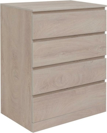 Комод Aquanet Сканди 800x480 Дуб эдгрейн (4 ящика), 00302541 - фото, отзывы, цена