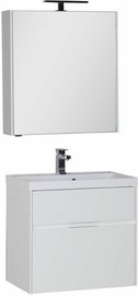 Комплект мебели для ванной Aquanet Латина 70 белый (2 ящика), 00180123 - фото, отзывы, цена