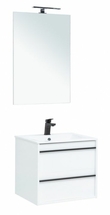 Комплект мебели для ванной Aquanet Lino 60 белый матовый, 00271951 - фото, отзывы, цена