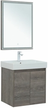 Комплект мебели для ванной Aquanet Nova Lite 60 дуб рошелье (2 дверцы), 00302533 - фото, отзывы, цена