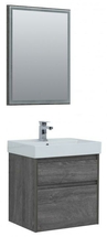 Комплект мебели для ванной Aquanet Nova Lite 60 дуб рошелье (2 ящика), 00242920 - фото, отзывы, цена