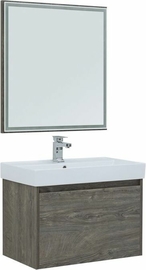 Комплект мебели для ванной Aquanet Nova Lite 75 дуб рошелье (1 ящик), 00242295 - фото, отзывы, цена