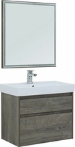 Комплект мебели для ванной Aquanet Nova Lite 75 дуб рошелье (2 ящика), 00242904 - фото, отзывы, цена