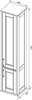 Пенал Aquanet Бостон 36 L белый матовый (ручки золото) - фото, отзывы, цена