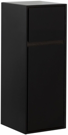 Пенал малый Aquanet Милан 35 черный глянец, 00306376 - фото, отзывы, цена