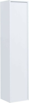 Шкаф-пенал Aquanet Lino (Flat) 35 белый глянец - фото, отзывы, цена