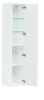 Шкаф-пенал для ванной Aquanet Lino 35 белый матовый - фото, отзывы, цена