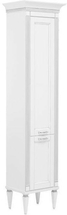 Шкаф-пенал для ванной Aquanet Селена 40 L белый/серебро - фото, отзывы, цена