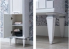 Шкаф-пенал для ванной Aquanet Селена 40 L белый/серебро - фото, отзывы, цена