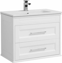 Тумба с раковиной Aquanet Бостон М 80 белый, 00212668 - фото, отзывы, цена