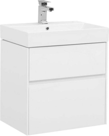 Тумба с раковиной Aquanet Бруклин 60 белый - фото, отзывы, цена