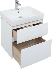 Тумба с раковиной Aquanet Бруклин 70 белый - фото, отзывы, цена