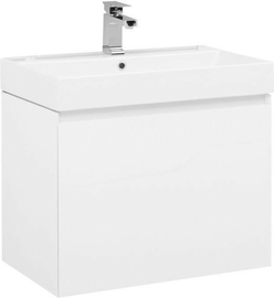 Тумба с раковиной Aquanet Йорк 70 белый - фото, отзывы, цена