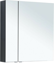 Зеркальный шкаф Aquanet Алвита New 80 Антрацит - фото, отзывы, цена