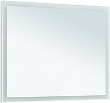 Зеркало Aquanet Гласс 100 белый LED - фото, отзывы, цена