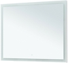Зеркало Aquanet Гласс 120 белый LED - фото, отзывы, цена