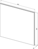 Зеркало Aquanet Гласс 80 белый LED - фото, отзывы, цена