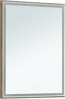 Зеркало Aquanet Nova Lite 60 дуб рустикальный LED - фото, отзывы, цена