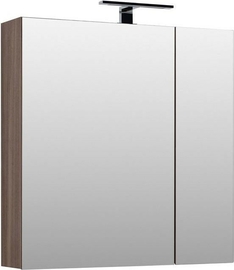 Зеркало-шкаф Aquanet Нью-Йорк 85 орех - фото, отзывы, цена