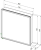 Зеркало-шкаф Aquanet Оптима 80 с LED подсветкой - фото, отзывы, цена