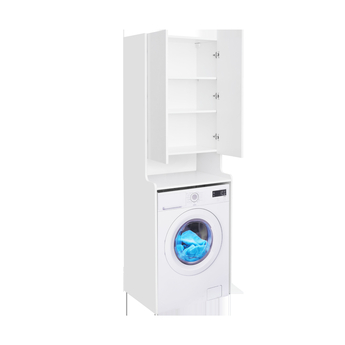 Шкаф над стиральной машиной Акватон Лондри 65 белый - фото, отзывы, цена