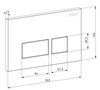 Комплект D&K: Унитаз подвесной Quadro DT1516016, сиденье микролифт, белый, инсталляция DI8055119, клавиша смыва Berlin DB1439016, белый - фото, отзывы, цена