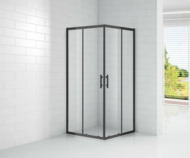 Душевой уголок Cezares Eco 90х90х190см, ECO-O-A-2-90-C-NERO - фото, отзывы, цена