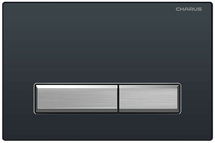 Клавиша смыва для инсталляции Charus, пластик, цвет черный/хром, FP.321.BBN.01 - фото, отзывы, цена