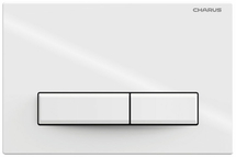 Клавиша смыва для инсталляции Charus, пластик, цвет белый глянец, FP.321.11.01 - фото, отзывы, цена