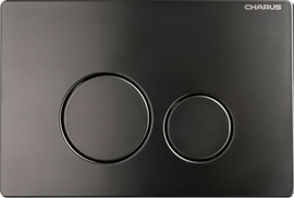 Клавиша для инсталляции Charus Robusto, нержавеющая сталь, оружейная сталь, FP.330.GNM.05 - фото, отзывы, цена