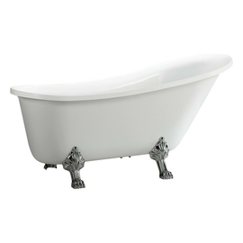 Ванна акриловая Swedbe Vita 8819CH, отдельностоящая, со сливом-переливом, 170х75 - фото, отзывы, цена