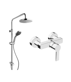 Душевая система Vitra Rain со смесителем Flo S, A49234EXP - фото, отзывы, цена