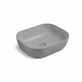 Раковина керамическая Vincea VBS-101MG, 500*400*140, накладная, цвет матовый серый - фото, отзывы, цена