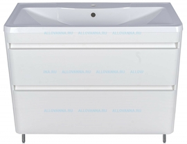 Тумба с раковиной Style Line El Fante Атлантика 90 Люкс, антискрейч, Plus - фото, отзывы, цена