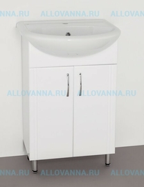 Тумба с раковиной Style Line Эко Стандарт 9 под умывальник Уют 55 - фото, отзывы, цена