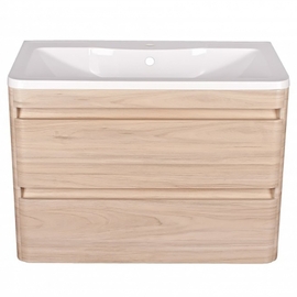 Тумба с раковиной Style Line El Fante Атлантика 60 Люкс, ясень перламутр, Plus - фото, отзывы, цена