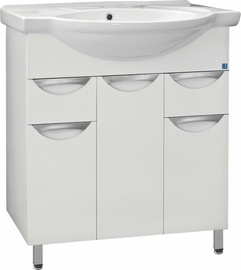 Тумба с раковиной Style Line Жасмин 80 (2 ящ.) под умывальник Эльбрус 80 - фото, отзывы, цена