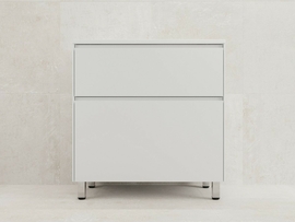 Тумба напольная Style Line Лима 80 с раковиной Line 80, 2 ящика, Plus, белая матовая - фото, отзывы, цена