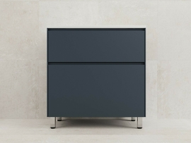 Тумба напольная Style Line Лима 80 с раковиной Line 80, 2 ящика, Plus, графит - фото, отзывы, цена