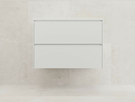 Тумба подвесная Style Line Лима 80 с раковиной Line 80, 2 ящика, Plus, белая матовая - фото, отзывы, цена