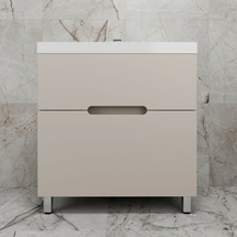 Тумба напольная Style Line Матис 80 с раковиной Asti 80, 2 ящика, крем - фото, отзывы, цена