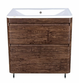 Тумба с раковиной Style Line El Fante Атлантика 60 Люкс, старое дерево, Plus - фото, отзывы, цена