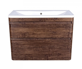 Тумба с раковиной Style Line El Fante Атлантика 90 Люкс, старое дерево, Plus - фото, отзывы, цена