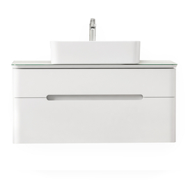 Тумба под раковину Jorno Bosko 100 подвесная, белая - фото, отзывы, цена