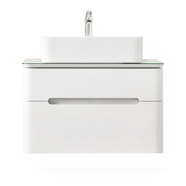 Тумба под раковину Jorno Bosko 75 подвесная, белая - фото, отзывы, цена